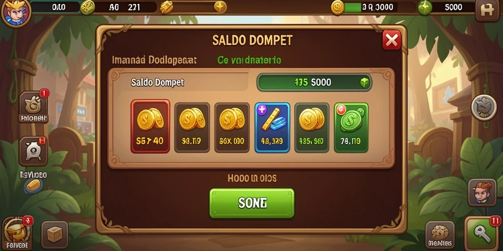 Tampilan awal game yang mengesankan.