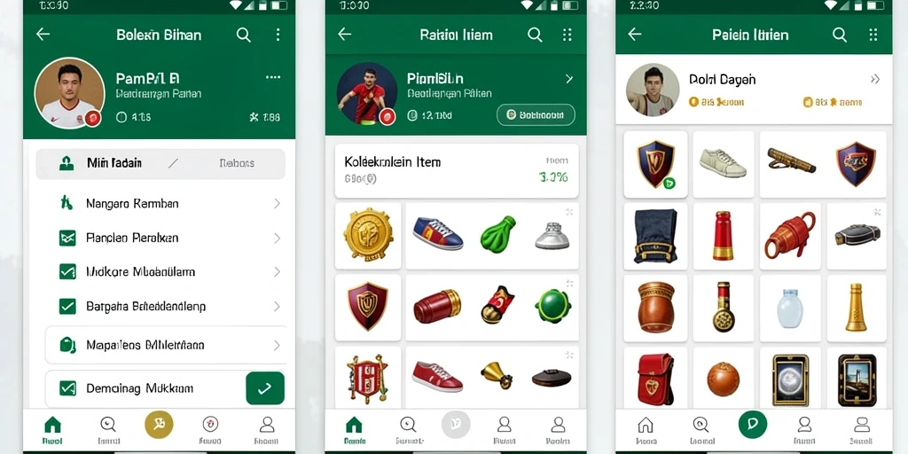 Tampilan grafis yang menarik dan penuh warna.