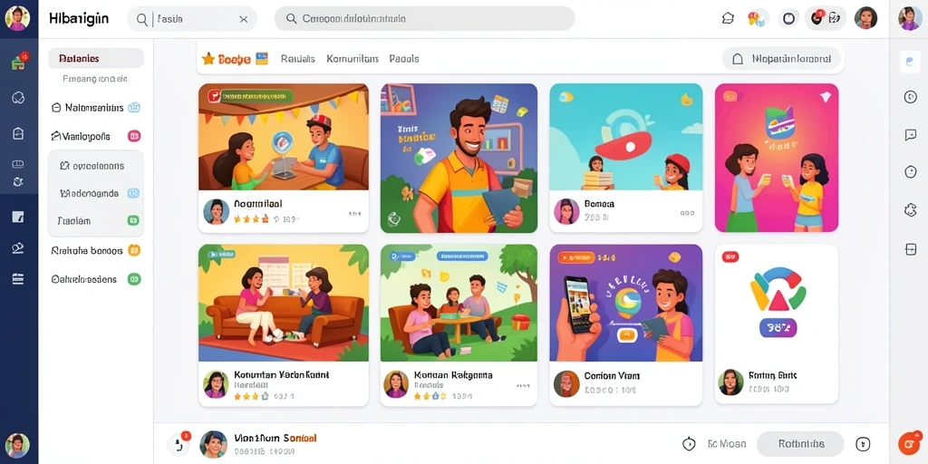 Tampilan awal permainan yang menarik dan intuitif.