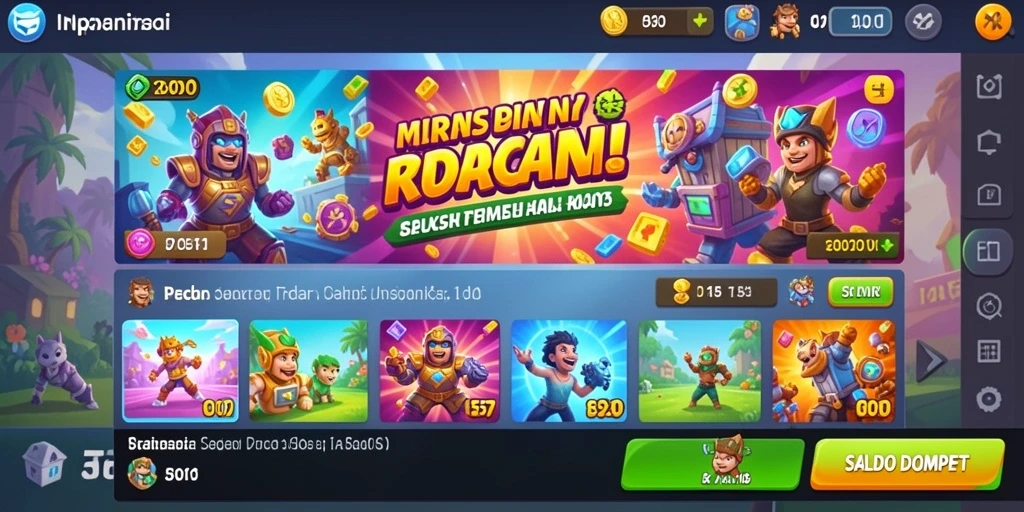 Tampilan utama IDN777 yang menarik.