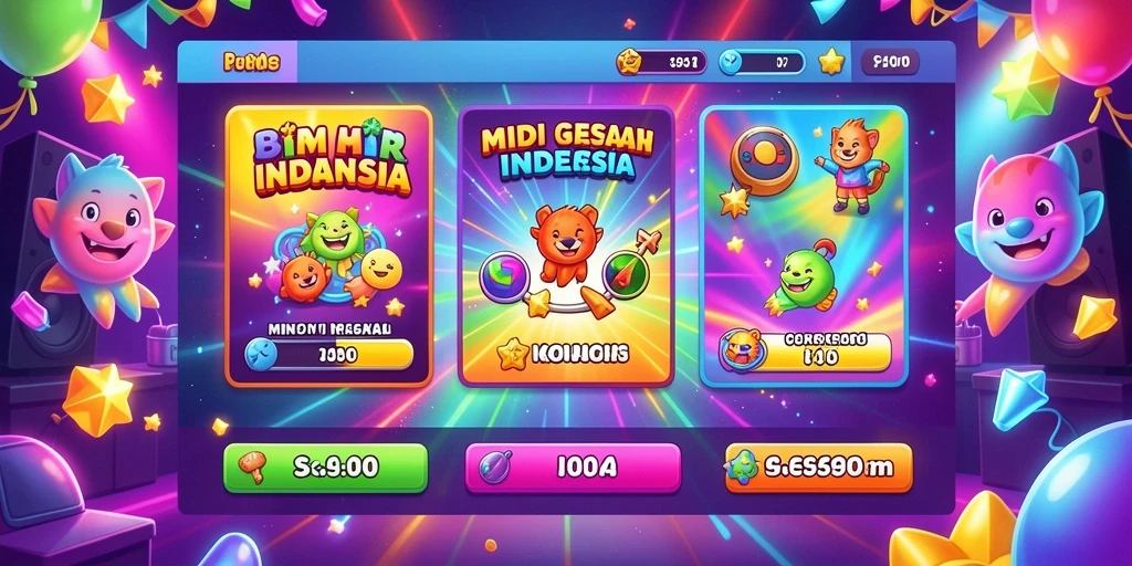 Tangkapan layar permainan petualangan dalam JKTGAME.