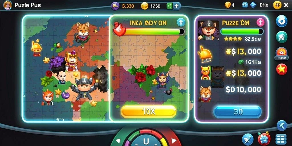 Tampilan awal game yang menarik dan mudah dipahami.
