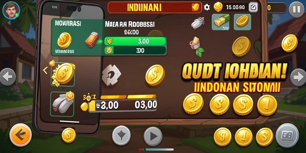Tampilan awal aplikasi QQDEWA yang menarik.