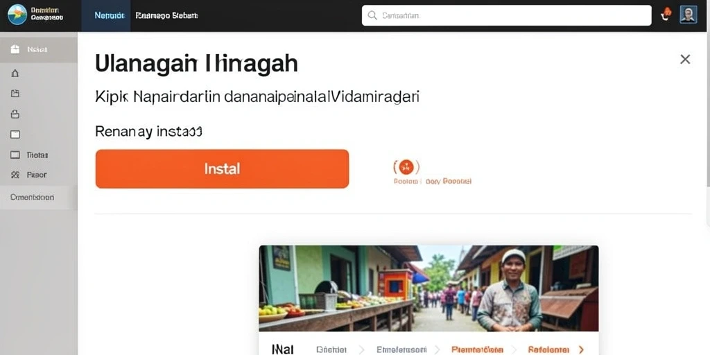 Tampilan antarmuka yang mudah dipahami.
