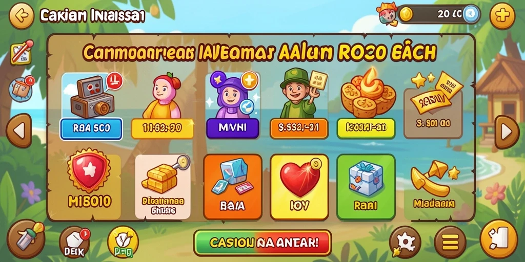Tampilan menu utama TO288 yang menarik.